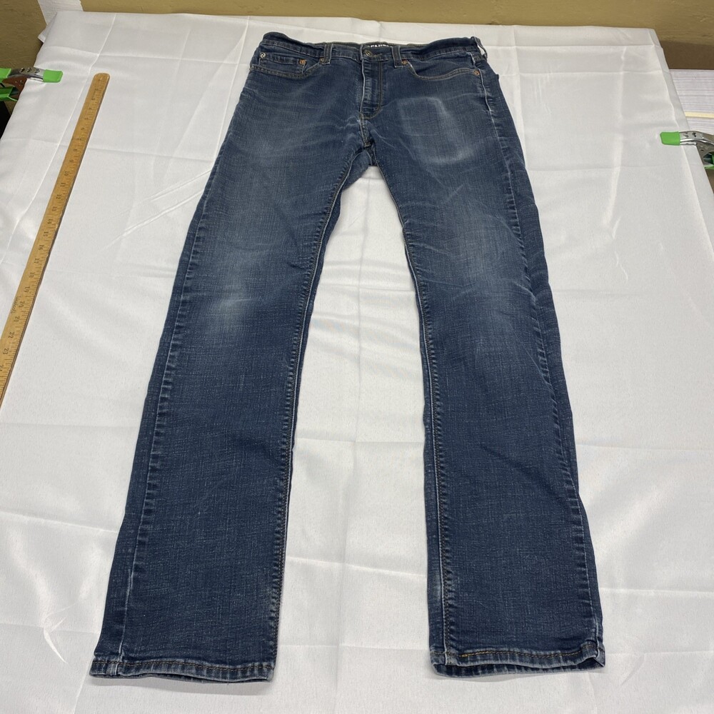 Denizen from Levi's 232 Slim Straight Fit Jeans Mens Size W32 L34 Blue Denim